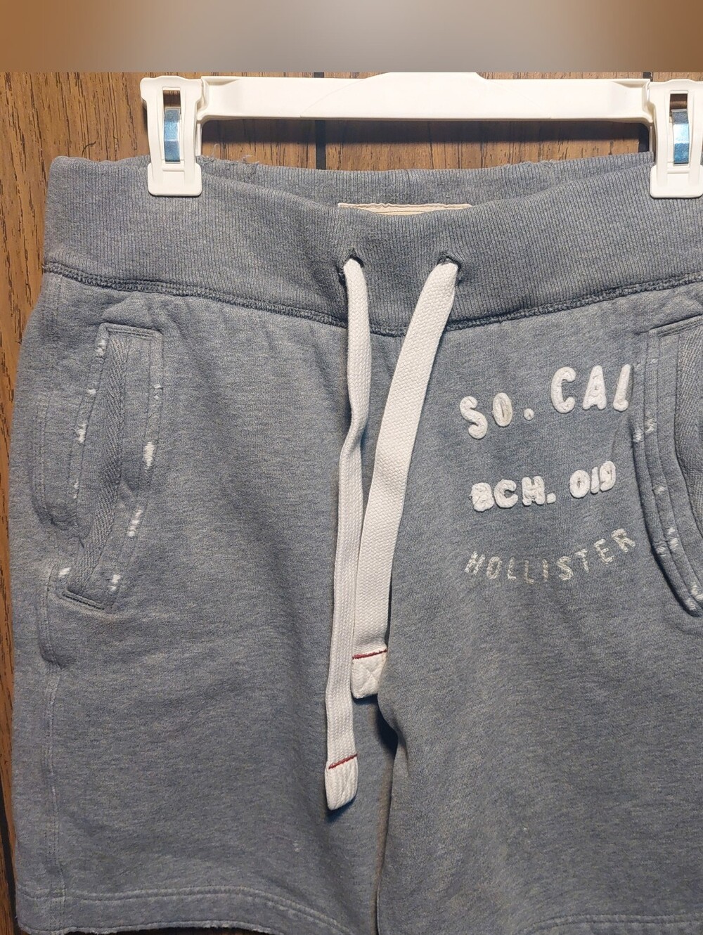 Vintage Hollister Gray Shorts Joggers XS Unisex 30 Waist Draw String Flat